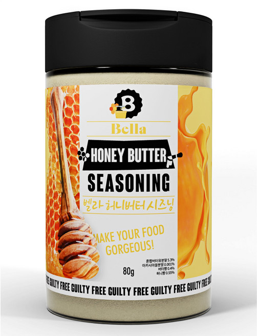 벨라 제로 허니버터시즈닝, 80g, 1개