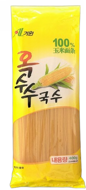 <수란유통> 가원 옥수수 국수 400g, 3개