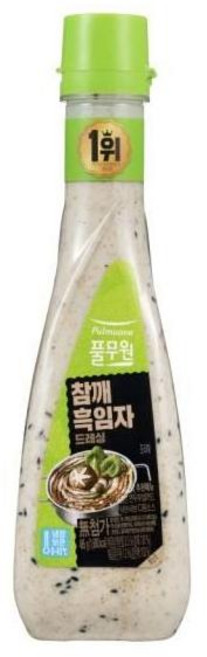 다이어트 건강 샐러드 소스 풀무원 참깨 흑임자 드레싱, 4개, 495g