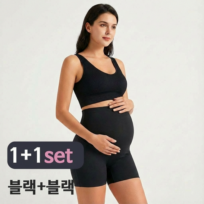 안감면소재 디주드 임산부 드로즈 팬티 2종세트 임부 속바지