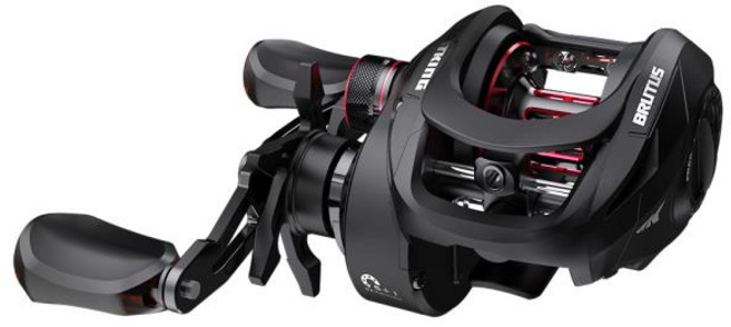 KastKing Brutus 베이트캐스팅 릴 자기 제동 시스템 7.2:1 기어비 5+1 볼 베어링 8KG 최대 드래그 낚시 코, [02] 오른손, [03] Red 5.3 Gear Ratio