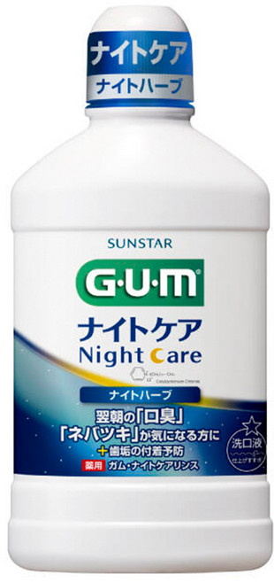 GUM 치과 임플란트 관리 잇몸관리 peri-implant 무알콜 저자극 가글 검덴탈린스에스 450ml, 1개