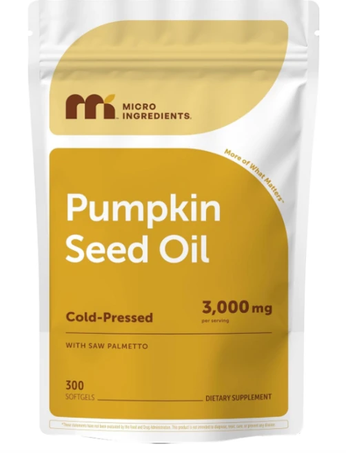 Micro Ingredients 호박씨 오일 냉압착 소프트젤 300정 MII-02313, 1개 - 쿠팡