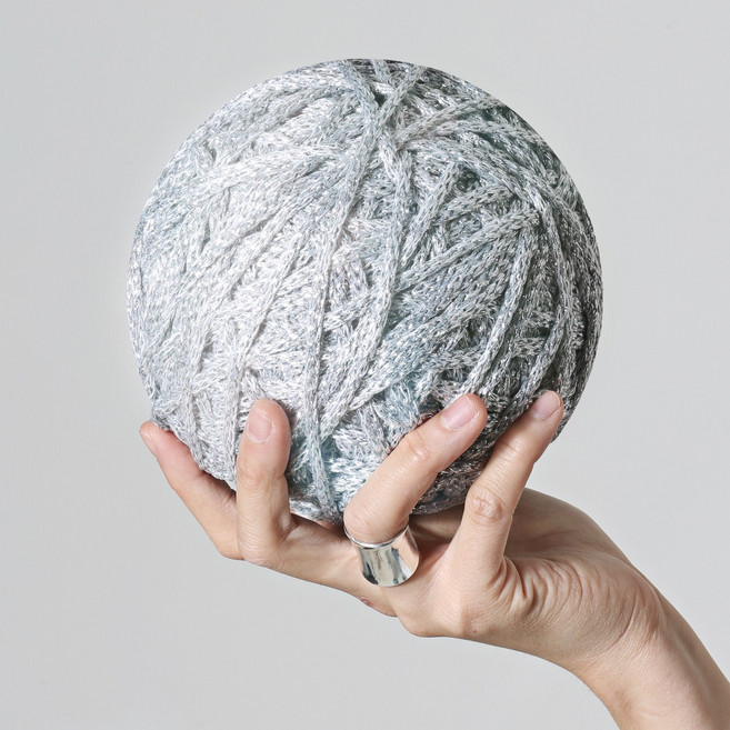 슈퍼스토리 핸드메이드 얀 뜨개실 볼드 실버니팅볼 골드니팅볼 5mm 300g (패턴가이드 SV05GUIDE1 포함), 1개, 미러드 실버 300g