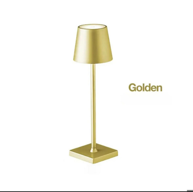 LED 터치 센서 테이블 램프 3 색 데스크탑 야간 조명 머리맡 크리 에이 티브 주변 라이트 바 야외 장식 룸, 03 Golden