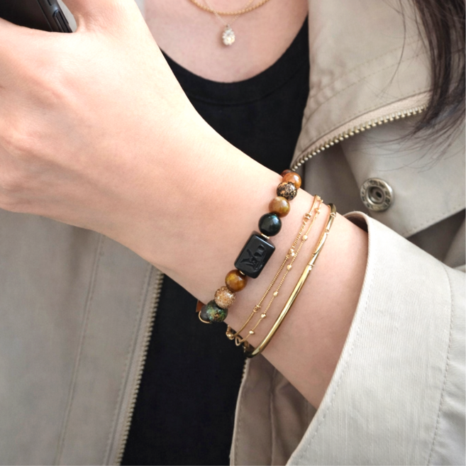 모브텐 행운 액운방지 염주 팔찌