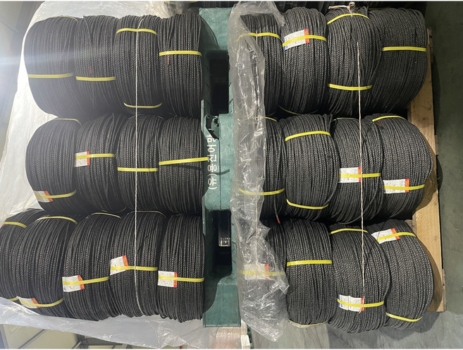 신한로프 PP ROPE 검정로프 5mm 5.5mm 6mm 7mm 8mm 9mm 10mm 12mm 14mm 50미터 단위판매, 1개, 블랙