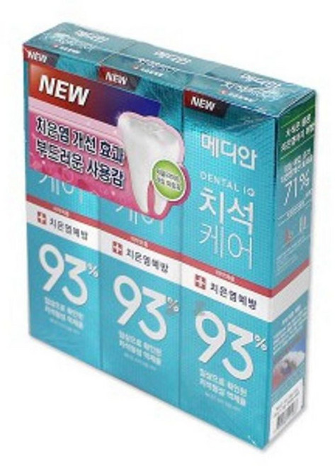 치석 베이직 메디안 잇몸치약 120gX3 올데이 구취제거 hki*56135IO, 120g, 1개
