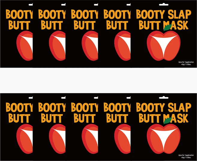 [부티슬랩] 엉덩이패치 엉덩이팩 힙업 색소침착 미백 화이트닝 수분보충 탄력케어, 10개, 2개입 - 쿠팡