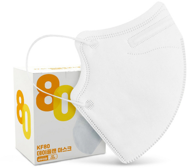 국산 새부리형 kf80 일회용 덴탈 마스크 여름용 화이트 대형 30매, 1개