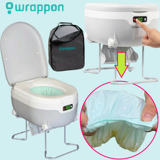 랩폰 sunny 캠핑변기 이동식변기 이동화장실 랩폰써니, 랩폰써니(기본구성+시거잭추가)