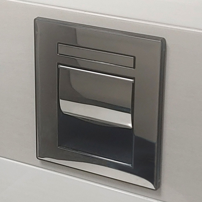 매립형 휴지걸이 크롬 욕실 화장지걸이 스테인레스 푸쉬트레이, 크롬 기본형, 1개