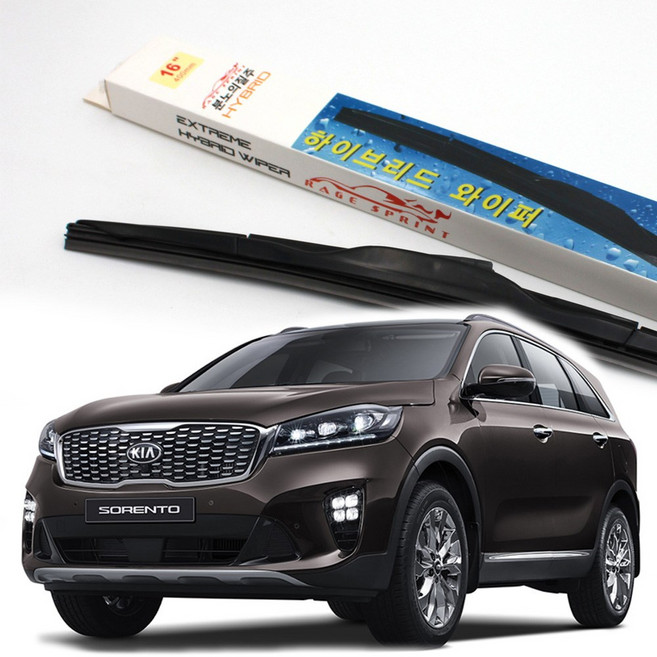 레이지 와이퍼 쏘렌토 더마스터 운전석+조수석 세트