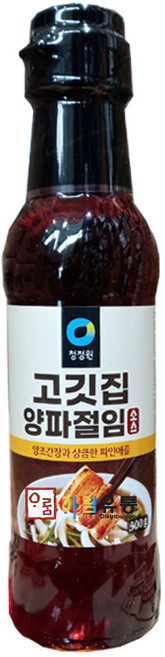 대상 청정원 고깃집 양파절임 소스, 300g, 1개