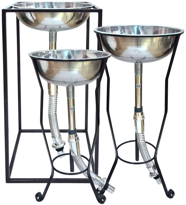 한성산업 간이세면대 캠핑 농막 원룸 보조세면대 이동식세면대, 1개