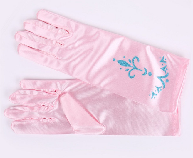 오자드 공주장갑 여아 공주 연주회 드레스 장갑, 1개, 연핑크