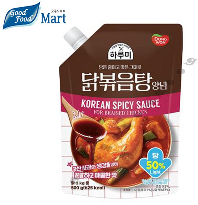 동원 하루미 닭볶음탕 양념, 500g, 5개
