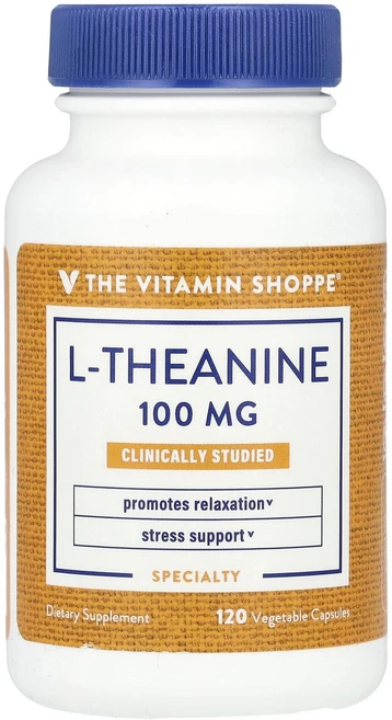 건강챙기세요 The Vitamin Shoppe l-테아닌 100mg 베지 캡슐 120정 백살까지오래오래, TheVitaminShoppel테아닌100mg베지캡슐1, 1개 - 쿠팡