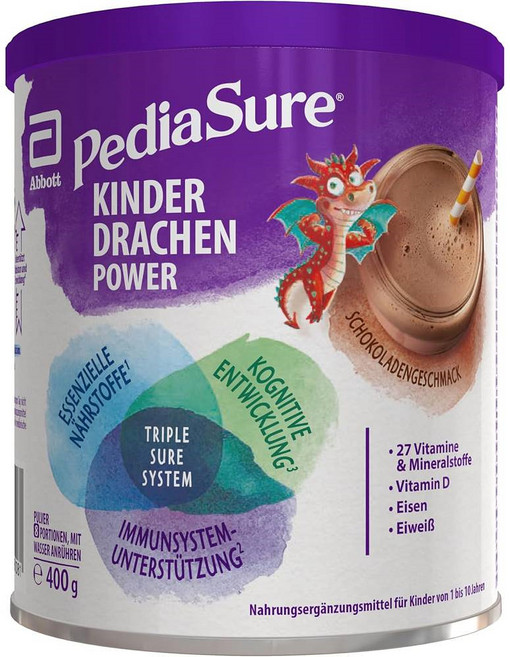 페디아슈어 키즈 뉴트리션 드링크 가루 초콜릿, 1개, 400g