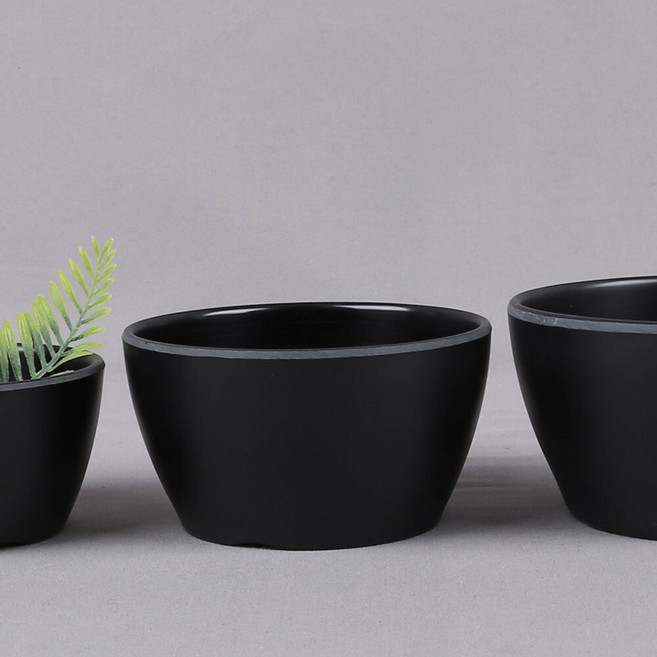 퓨전토기 특 공기 BB 멜라민 미니 볼 대접 블랙 식기, 퓨전토기 특공기 중 5468 (244949), 1개