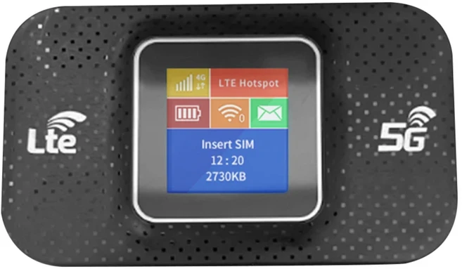 4G 5G WiFi 6 모바일 핫스팟 라우터 SIM 카드 슬롯이 있는 10명 사용자 지원 무선 가정 및 여행용 휴대용, 02 H807 Pro Black