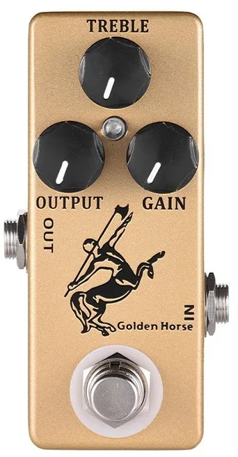 MOSKY SILVER/GOLDEN HORSE 이펙트 페달 오버드라이브/부스트 Horse Guitars 볼륨 리버브 베이스 Klon Cen, 02  GOLDEN HORSE