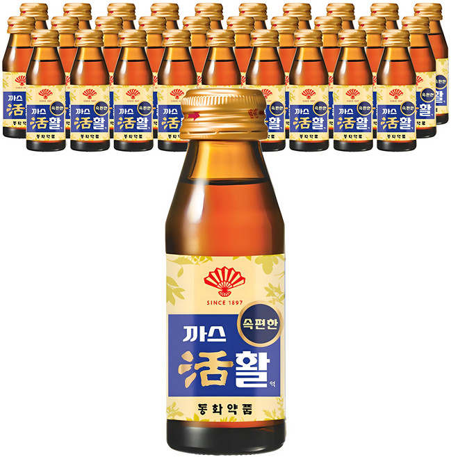 동화약품 부채표 까스활, 75ml, 30개