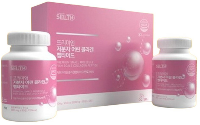 300달톤 어린 저분자 콜라겐 펩타이드 먹는 콜라겐정, 2개, 90정