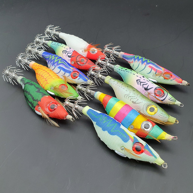 히트존 왕눈이 에기 ODMK-EK01 ( 쭈꾸미 문어 갑오징어 낚시 채비 ), 왕눈이에기_수박, 1개