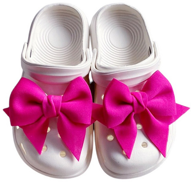 빅리본 파츠세트 2개 한세트 왕리본 샌들장식 컬러 리본 빅사이즈