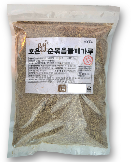 [호은] 순 볶음 들깨 가루, 1개, 1kg