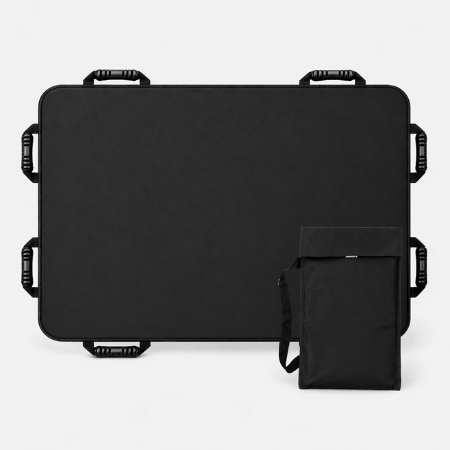 환자이동 매트 전신 슬라이딩 시트 보조매트 손잡이형 120x100cm 블랙, 1개