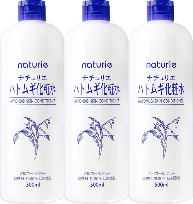 [공식] 하또무기 저자극 수분 스킨 컨디셔너 X 3개 + 노즐, 1개, 1.5L