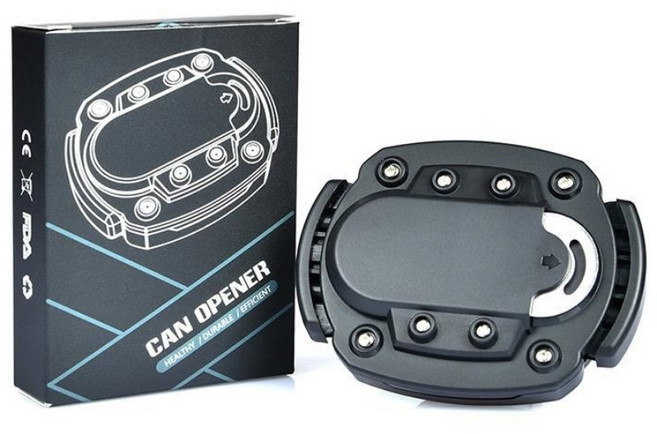 지나로 다용도 만능 스트레인스 캔오프너 병따개, 1개