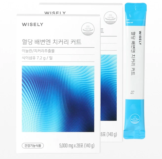 와이즐리 혈당 콜레스테롤 배변 치커리 커트, 28회분, 2개 - 쿠팡