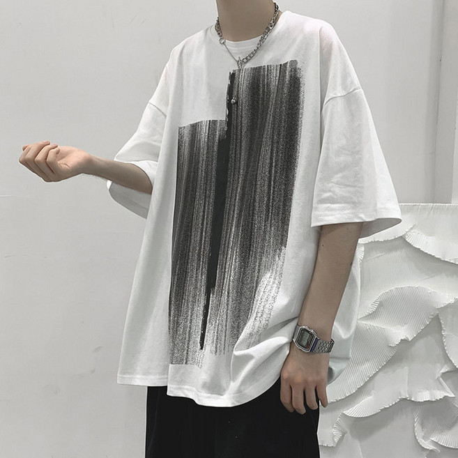 Oversize 潮流設計感寬鬆短袖T恤