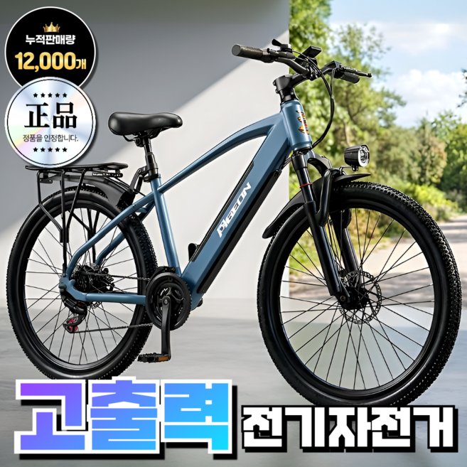 삼양스포츠 고출력 전기자전거 미니 배달 가성비 파스 pas 자토바이 스쿠터 바이크, [탈착식배터리] 25Ah_Blue, 경량스틸