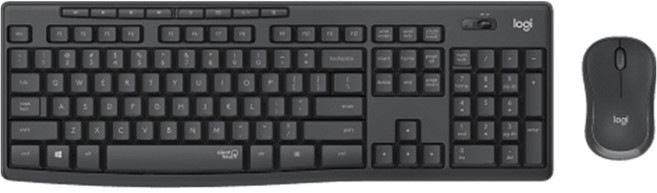 로지텍 MK295 저소음 무선 키보드 + 마우스세트, 그래파이트그레이, 일반형