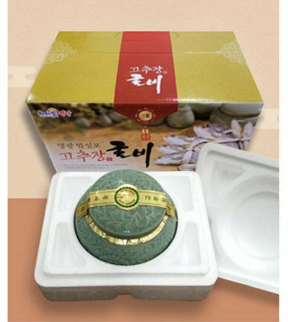 영광 천년초 고추장굴비, 1개, 영광 천년초 고추장굴비 명품 도자기 500g