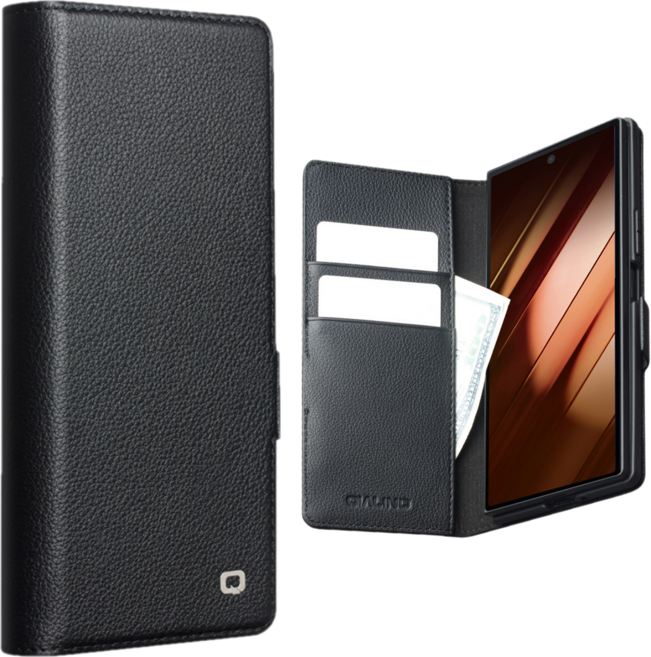 상류상회 갤럭시 Z폴드7 New Chino 소가죽 핸드폰케이스