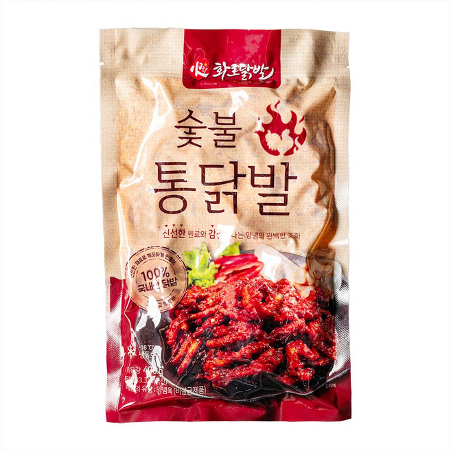 화로닭발 숯불통닭발 400g, 10개