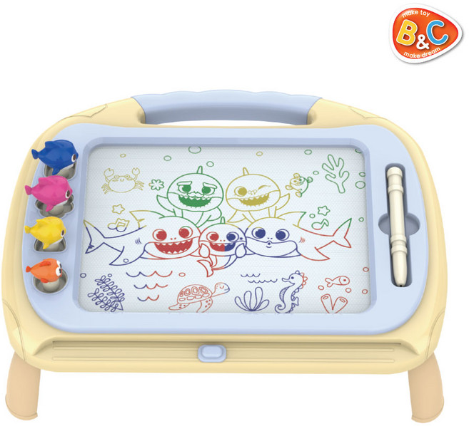 비앤씨 핑크퐁 아기상어 매직보드 테이블, 혼합색상, 1개