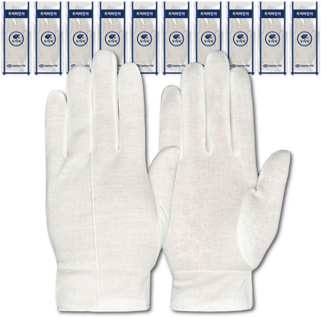 두꺼비장갑 민자 예식장갑, 화이트, 100개