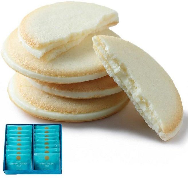 루타오(LeTAO) 오타루 블루밍 밀크 랑도샤 쿠키 16개입 1박스