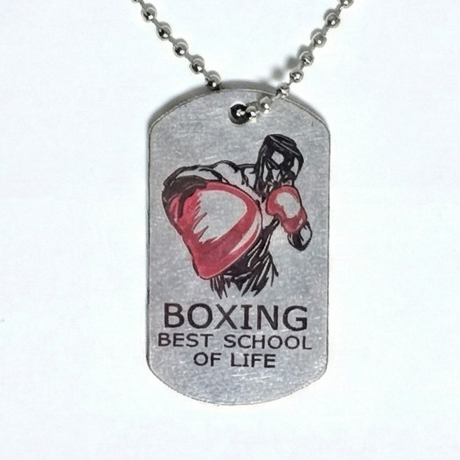 복싱 테토력 메탈 군번줄 키링 [권투 글러브 각인 키홀더 남친선물 더플백 헬스가방 고리 운동 특이한 실버키링 무쇠소녀 참장식], 1개, 레드