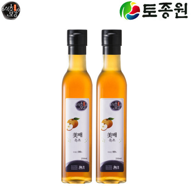 식초보감 미배흑초세트 250ml 2개 발효명장