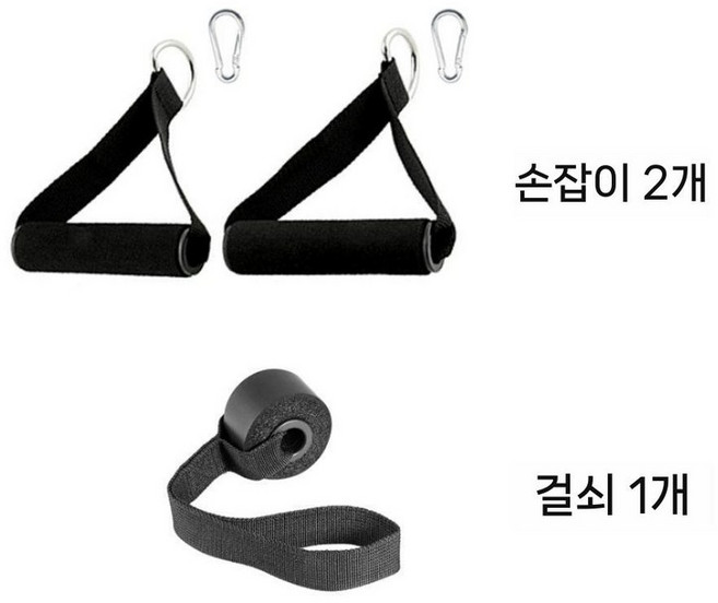 헬스 근력밴드 피트니스 탄성 밴드 풀업 저항 근력 운동 요가 스트레칭 보조기 텐션, 핸들 도어 버클  텐션 밴드 없음, 1개