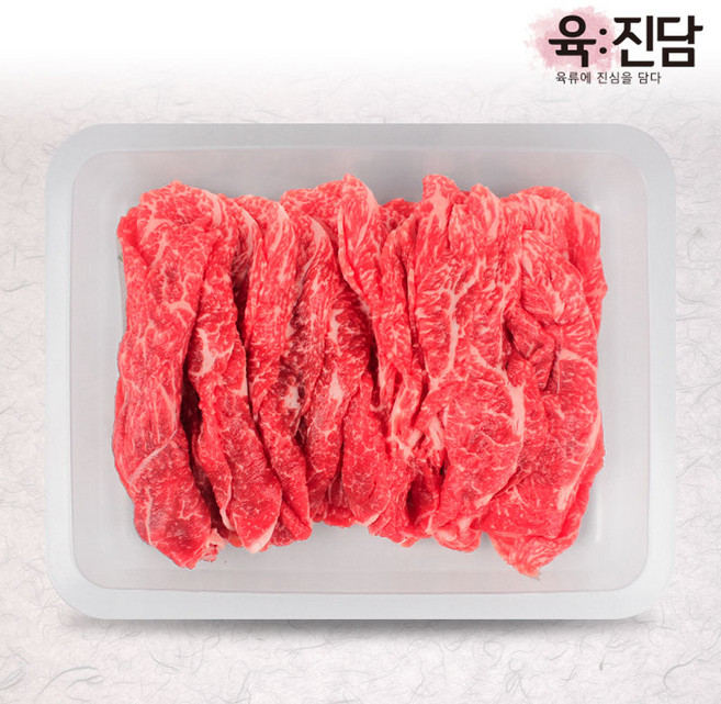 [육진담] 한우 1+등급 샤브샤브 300g (냉장), 1개