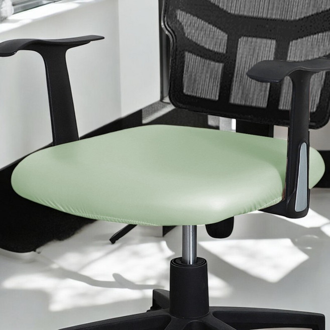 시디즈 듀오백 린백 퍼시스 일룸 의자 호환 PU레더 의자커버, 1개, 세이지 그린