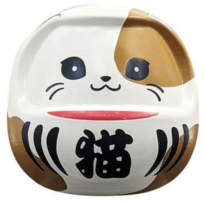 WhiteSpace BANDAI 萬代 日本傳統 不倒翁 達摩, 1個, 貓
